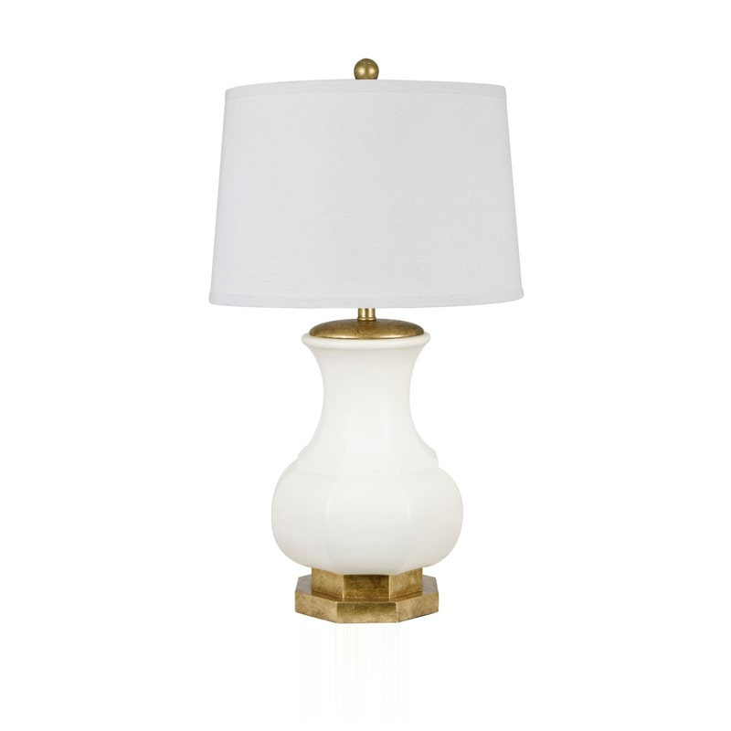 White Lotus Lamps Set/2