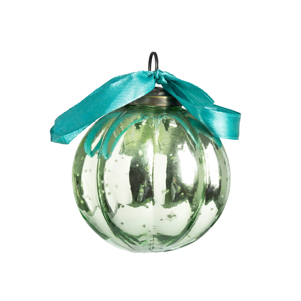 Regal Vintage Green Mercury Glass 3" Ball Ornaments Set/24
