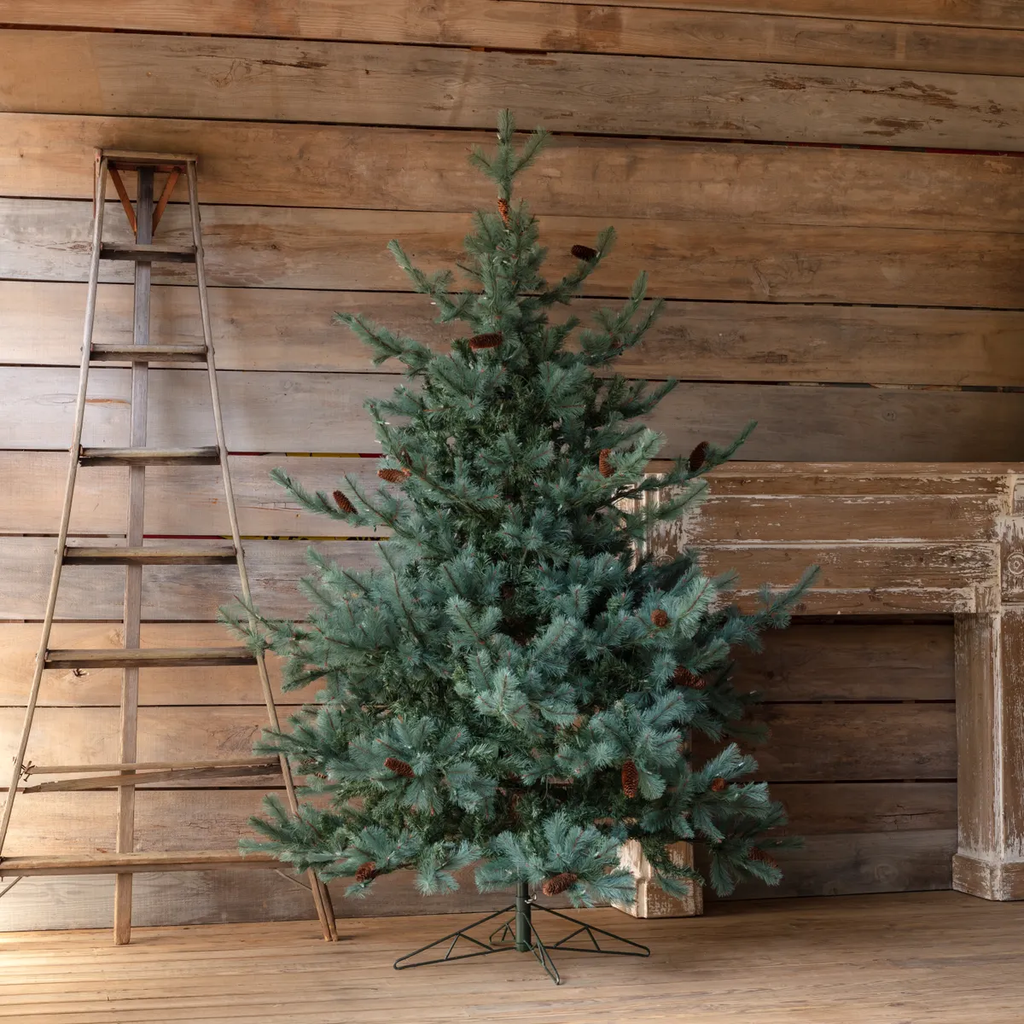 Porch View Home Signature Blue Spruce Christmas Tree 7.5'