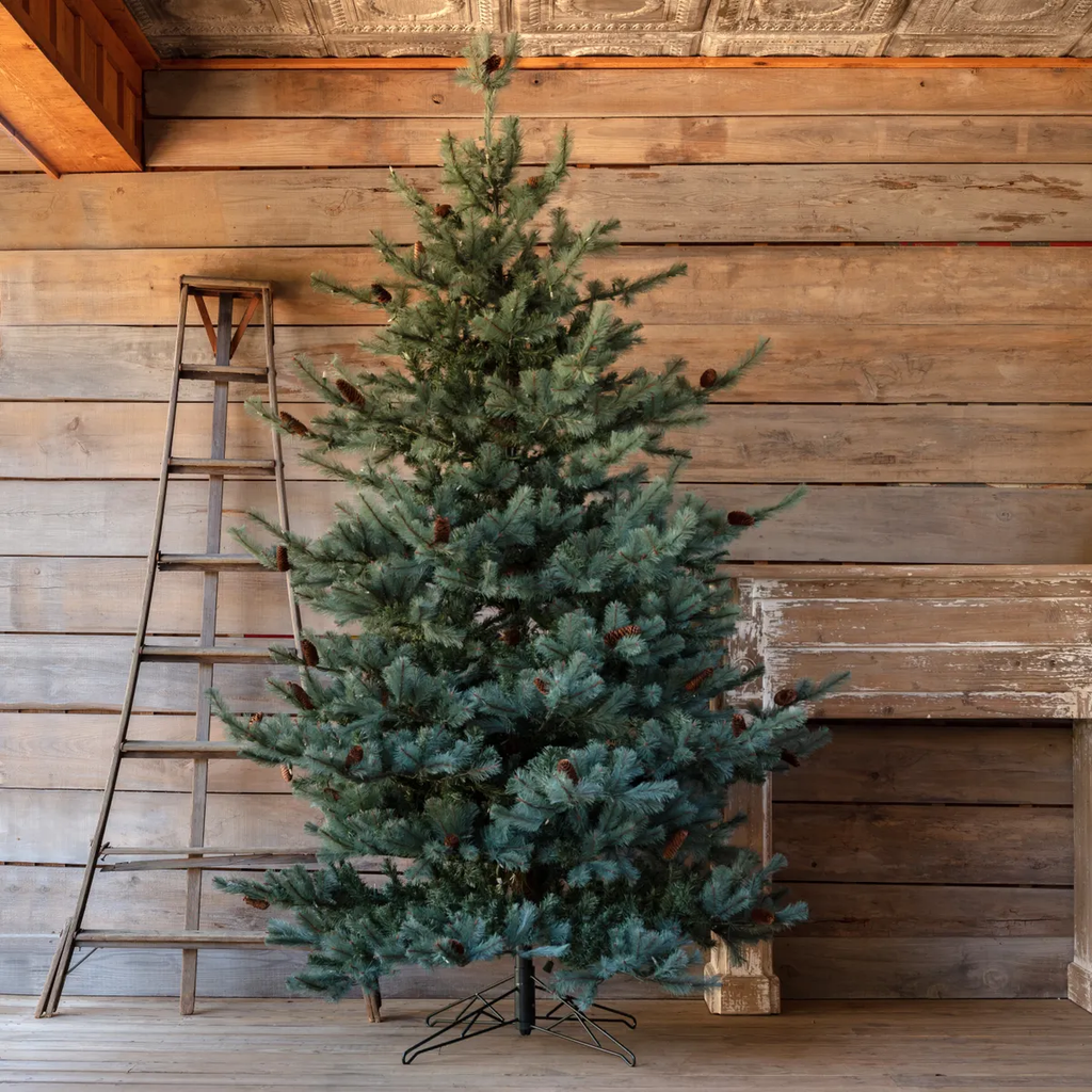 Porch View Home Signature Blue Spruce Christmas Tree 9.5'