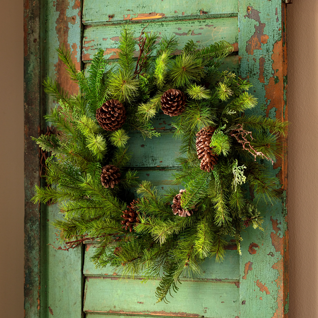 Carolina Evergreen 24" Wreaths Box/4