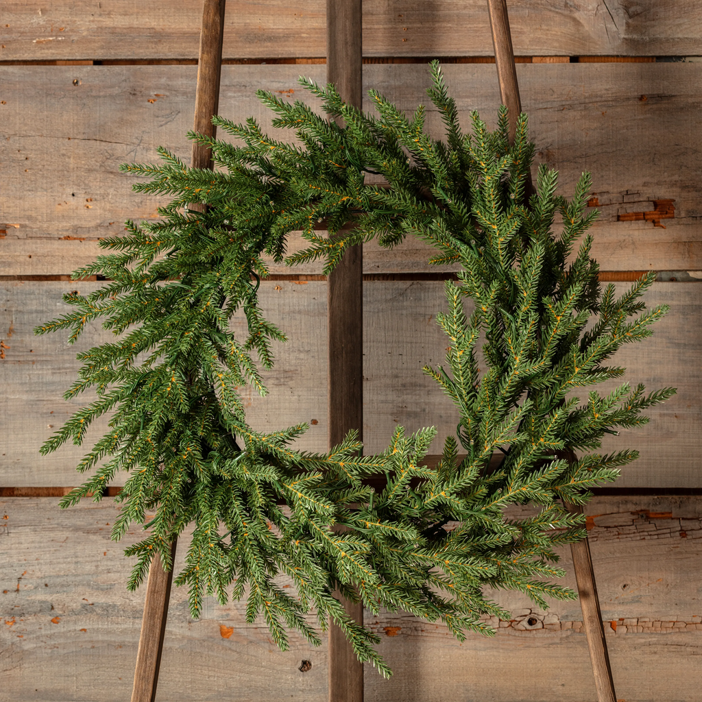 Porch View Home Olympia Fir Pre-lit Wreath 24"