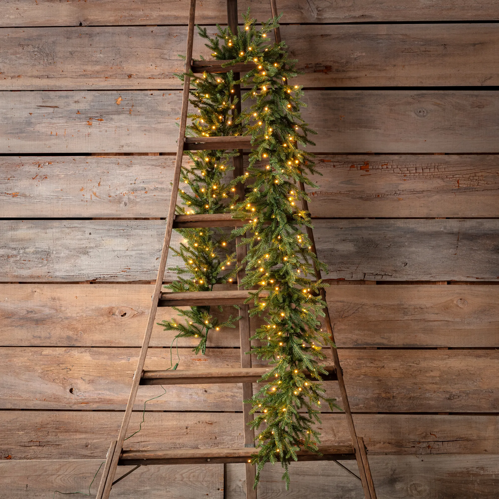 Porch View Home Olympia Fir 9' Pre-lit Garland