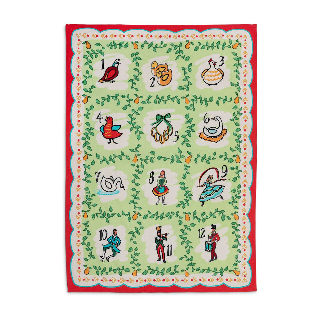 12 Days of Christmas Dish Towel Set/6