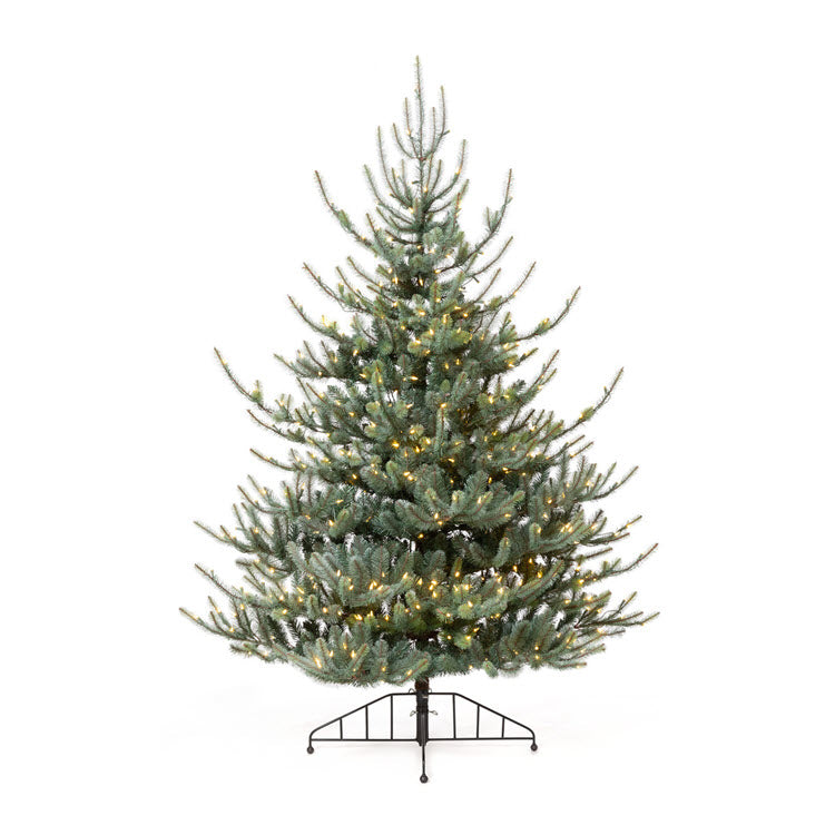 Park Hill Blue Spruce Half Christmas Tree 7.5'
