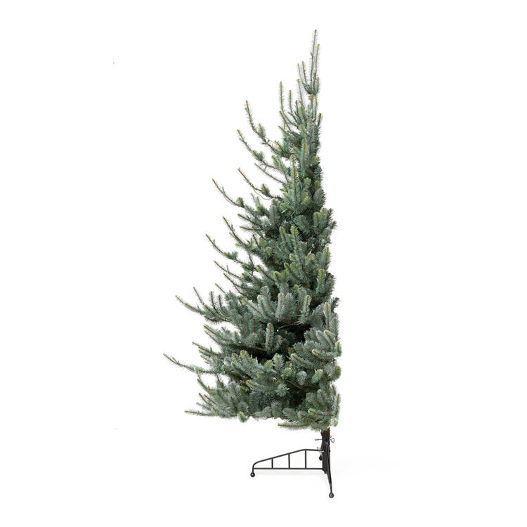 Park Hill Blue Spruce Half Christmas Tree 7.5'