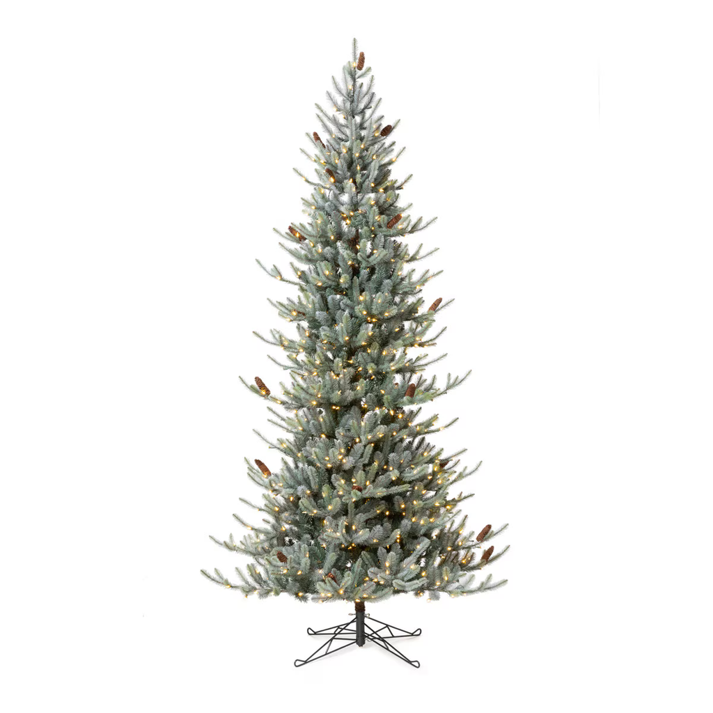 Park Hill Blue Spruce Slim Christmas Tree 9'