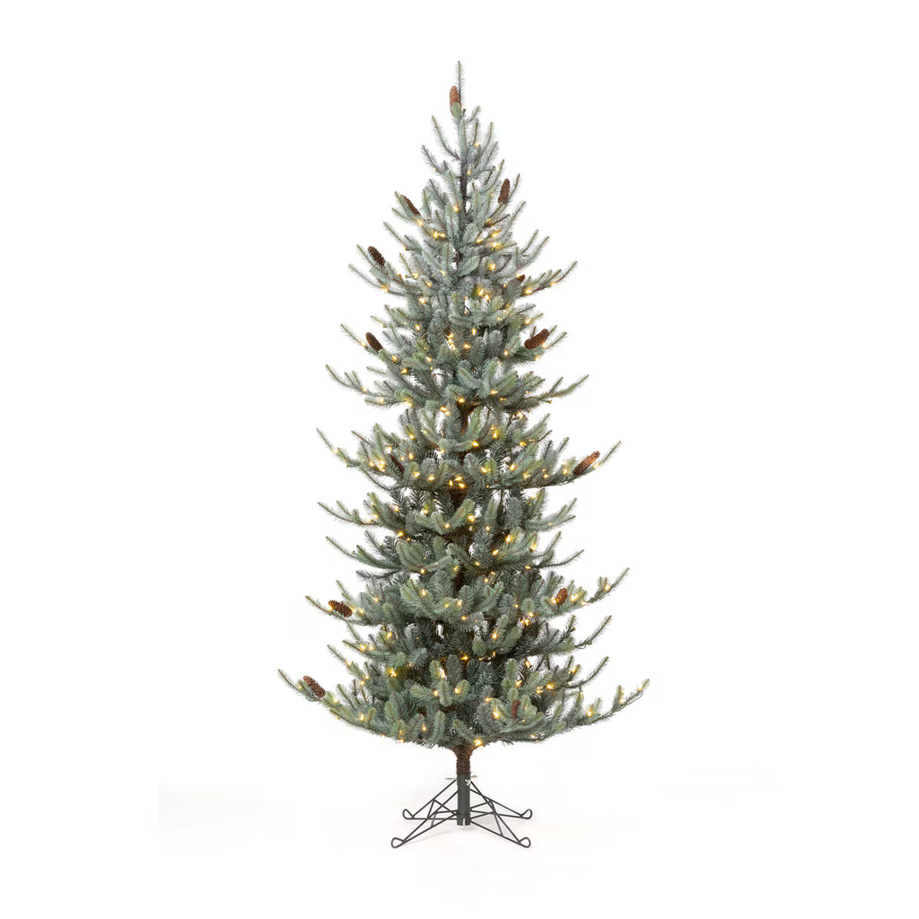 Park Hill Blue Spruce Slim Christmas Tree 7.5'