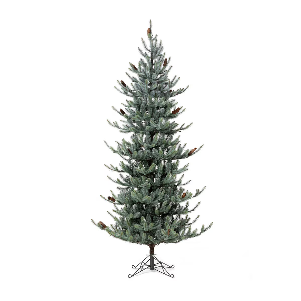 Park Hill Blue Spruce Slim Christmas Tree 7.5'