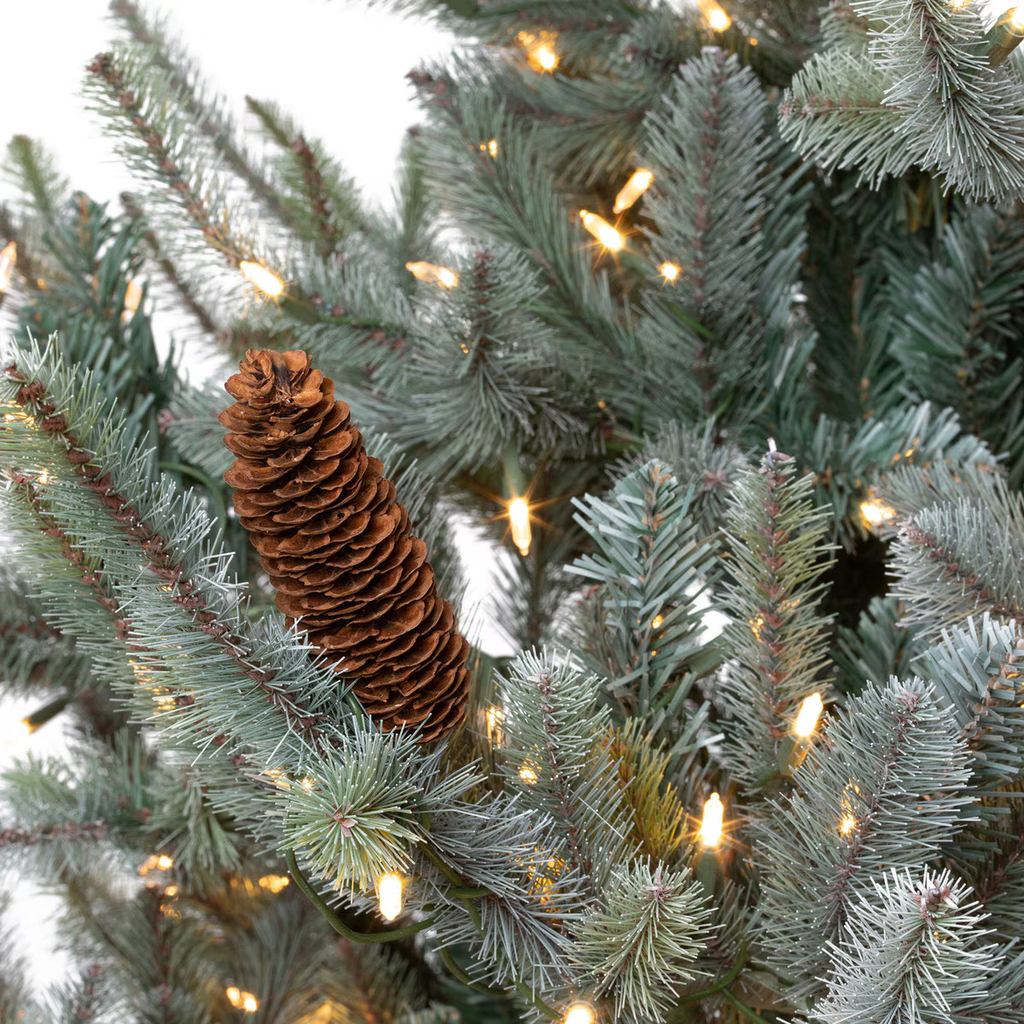 Park Hill Blue Spruce Slim Christmas Tree 7.5'