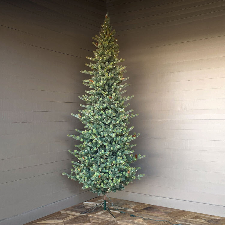 Park Hill Blue Spruce Slim Christmas Tree 12'