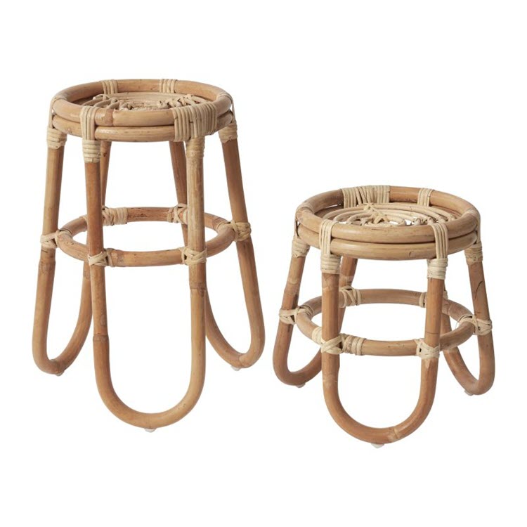 Barefoot Rattan Plant Stand (Two Sizes)