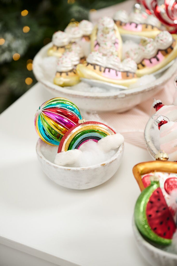 Des Colores Rainbow Ornaments Set/6