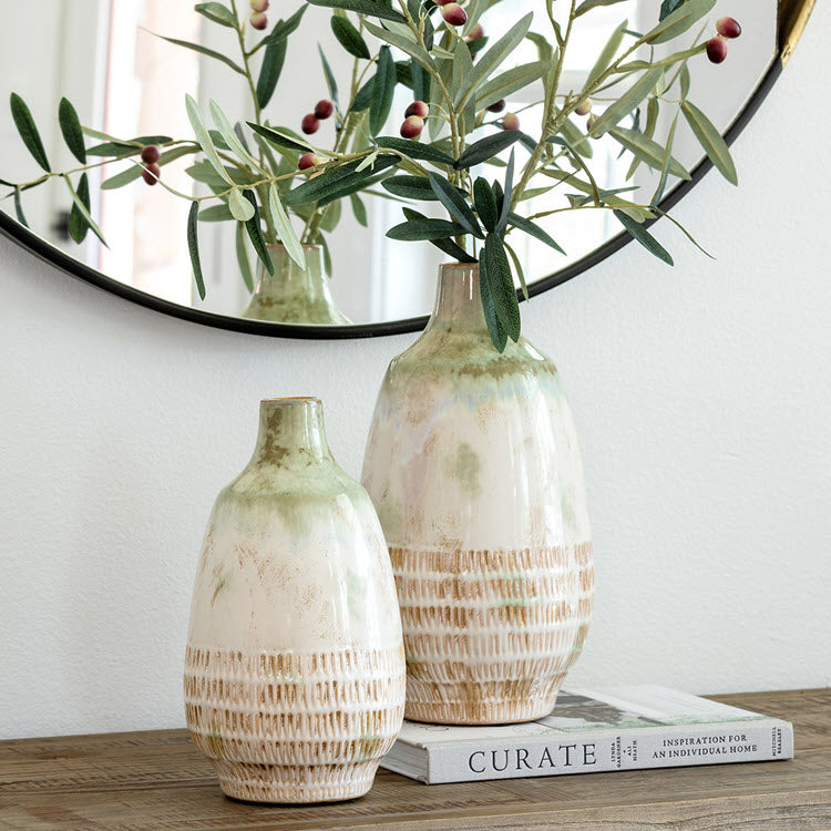Fresno Ceramic Glazed Vase (Two Sizes)
