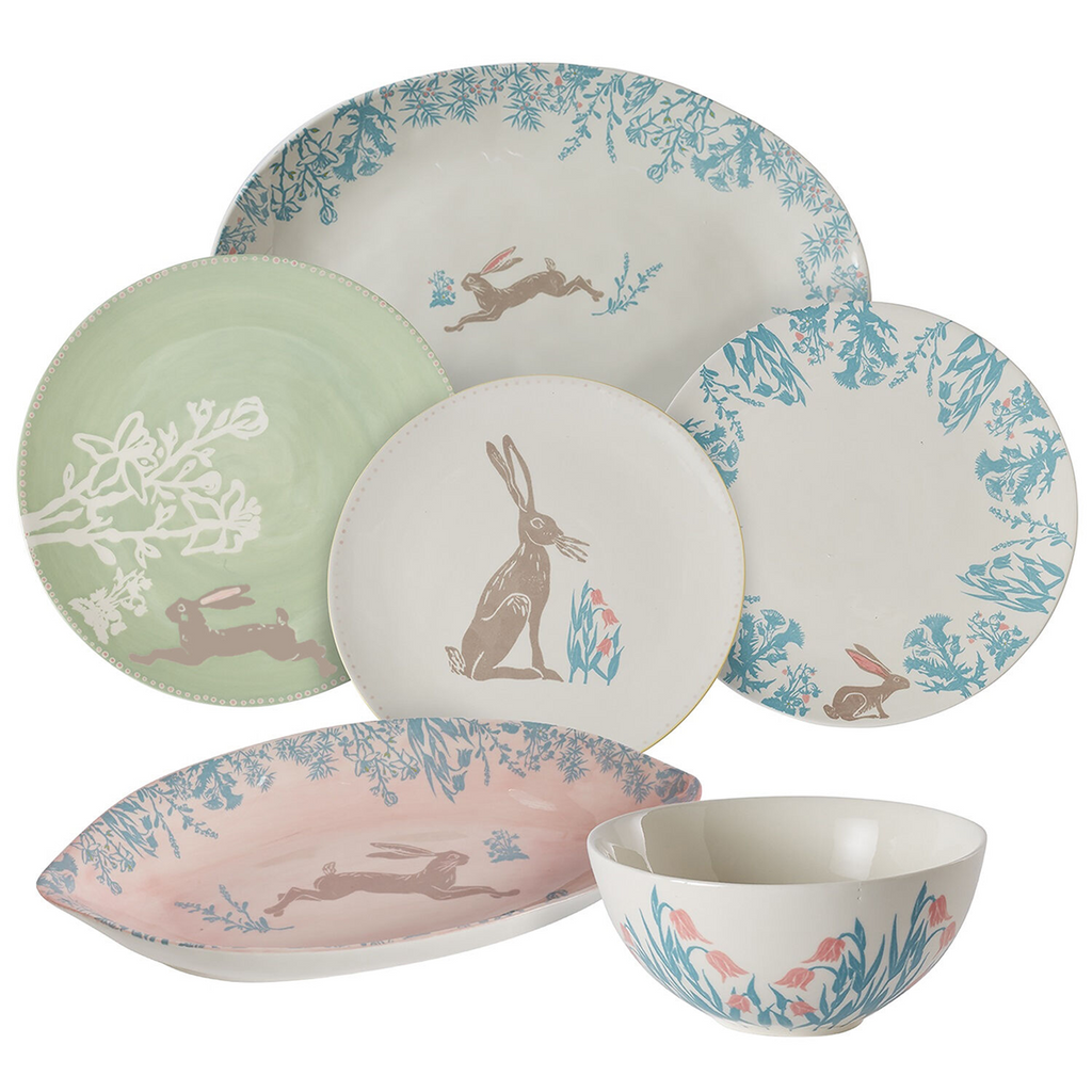 Jackrabbit Ceramic Platter