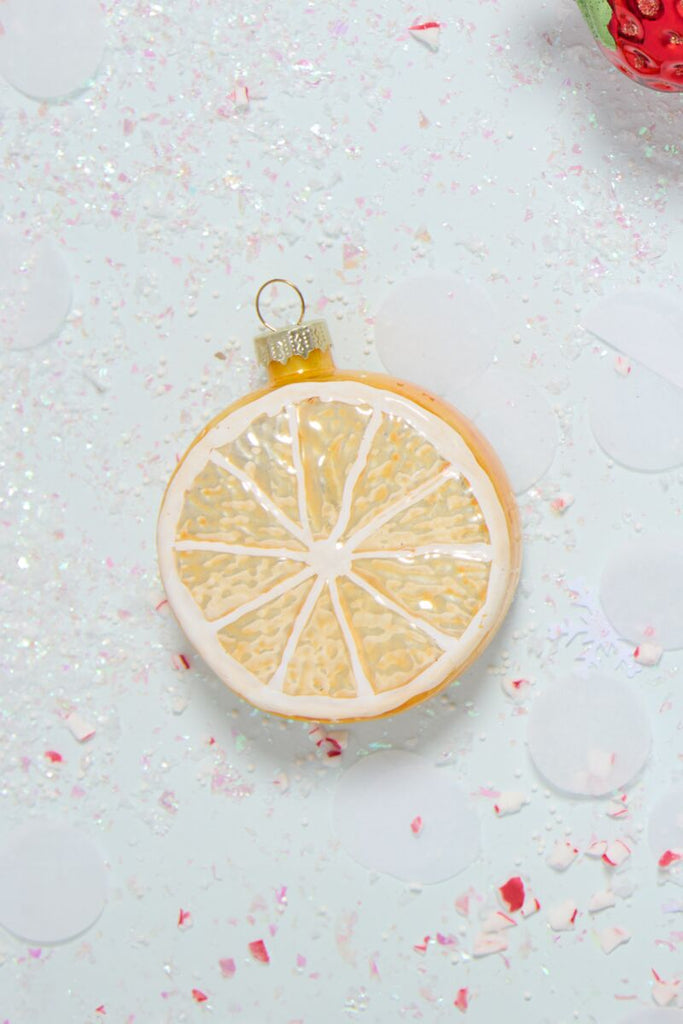 Juicy Lemon Ornaments Set/6