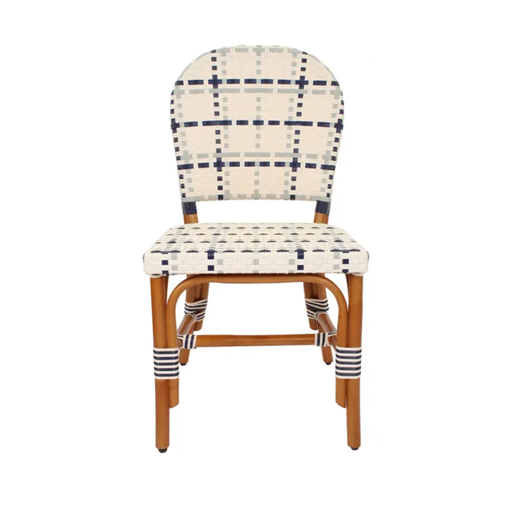 Plaid Utility Chairs Set/2