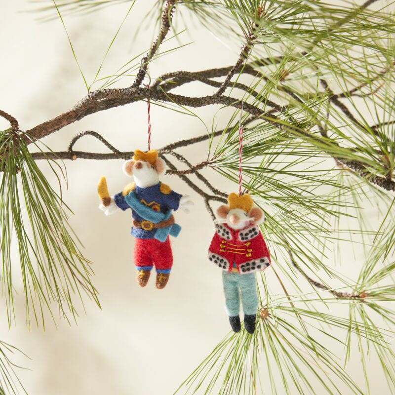 Regal Mouse Ornaments