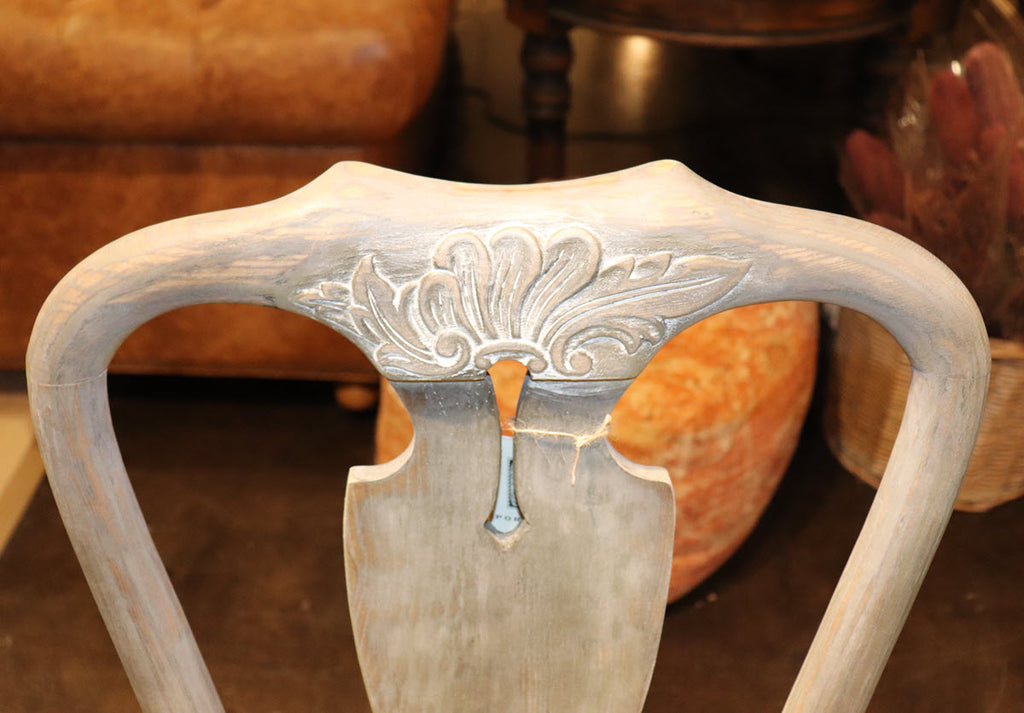 Swedish Settler's Dining Chairs Set/2