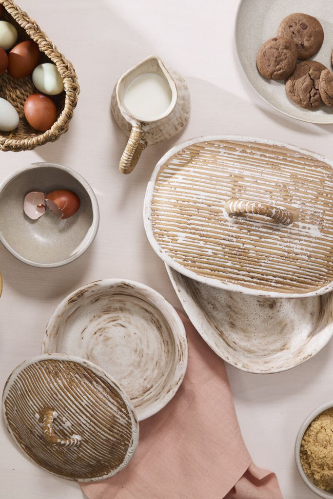 Sycamore Lidded Dish Round