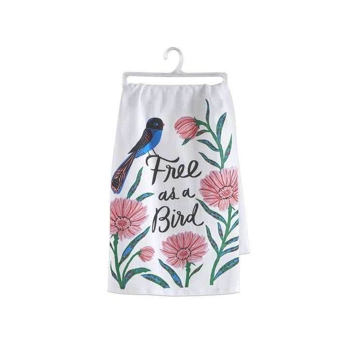 Free As A Bird Floursack Dishtowel