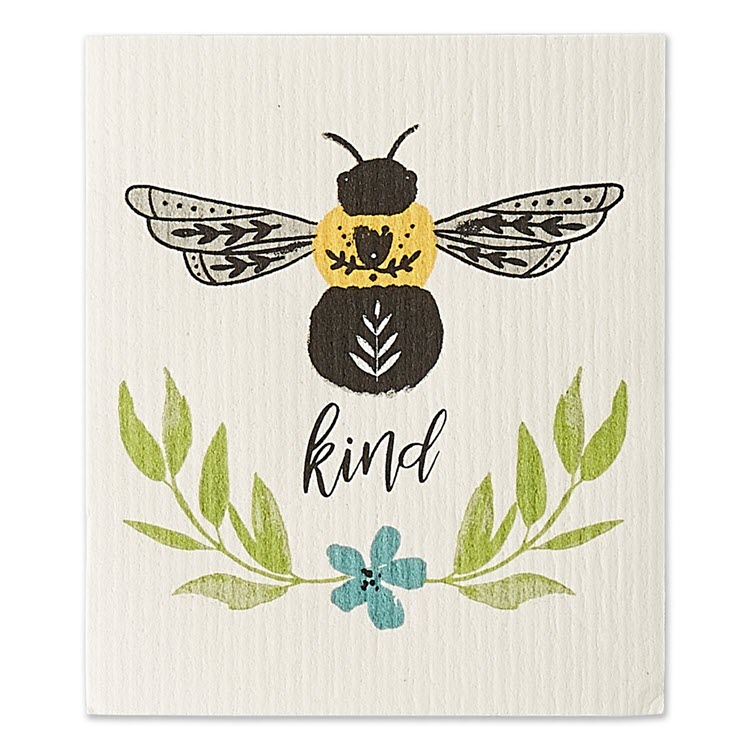 Bee Kind Swedish Dishcloth