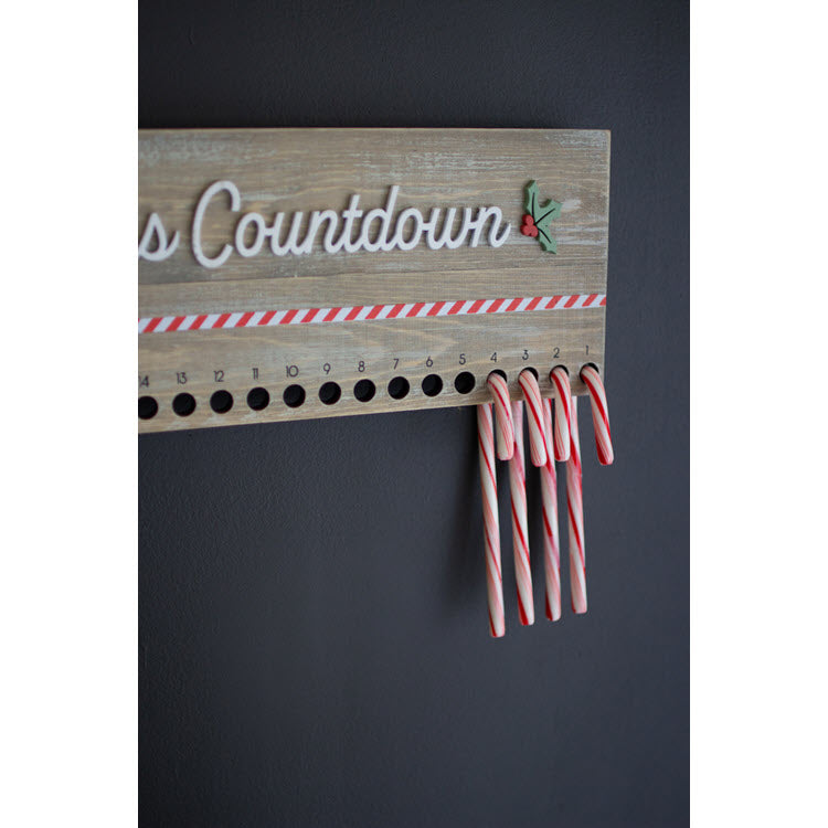Countdown To Christmas Candy Cane Holder Box/2