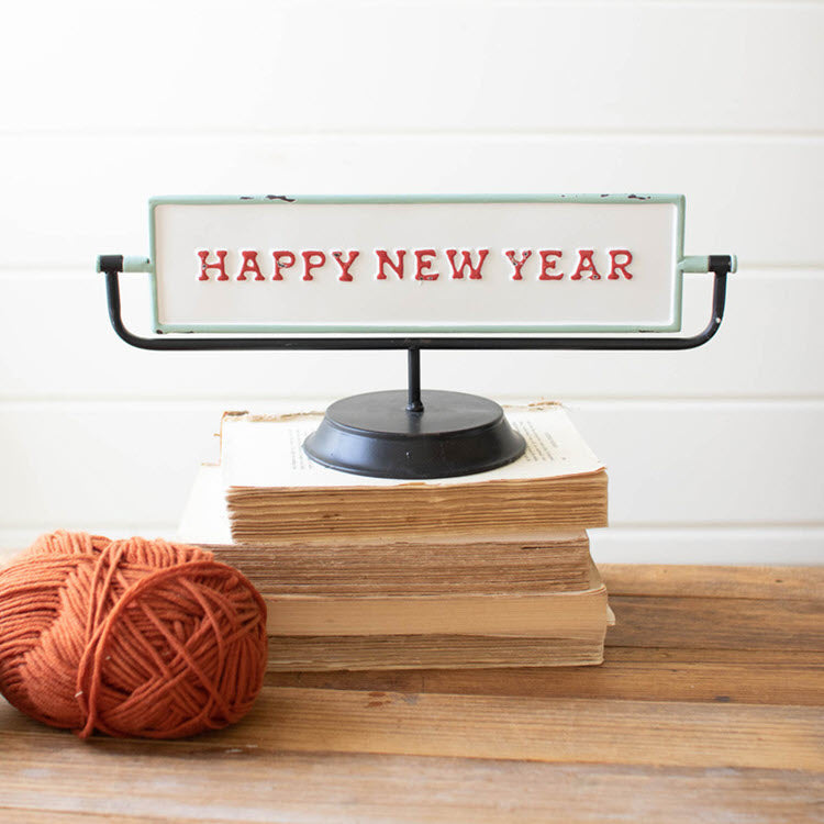 Merry Christmas/Happy New Year Flip Sign Box/2
