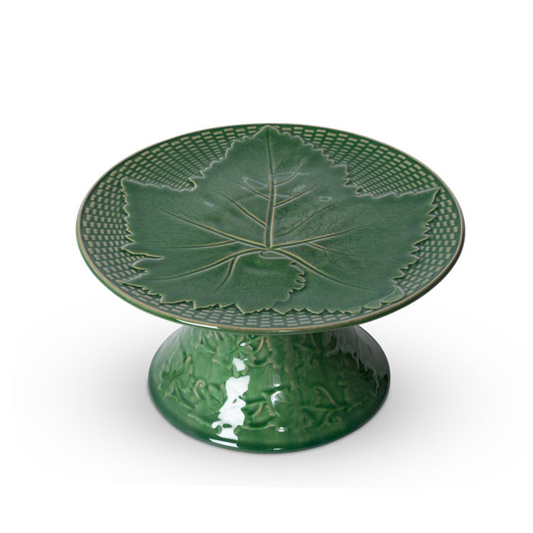 Green Glazed Cake Stand (Two Sizes)