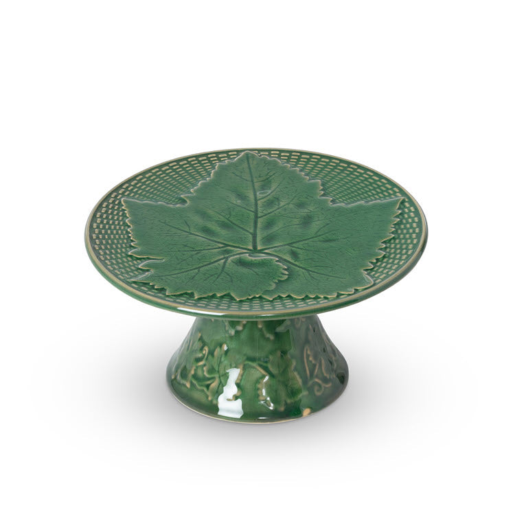 Green Glazed Cake Stand (Two Sizes)