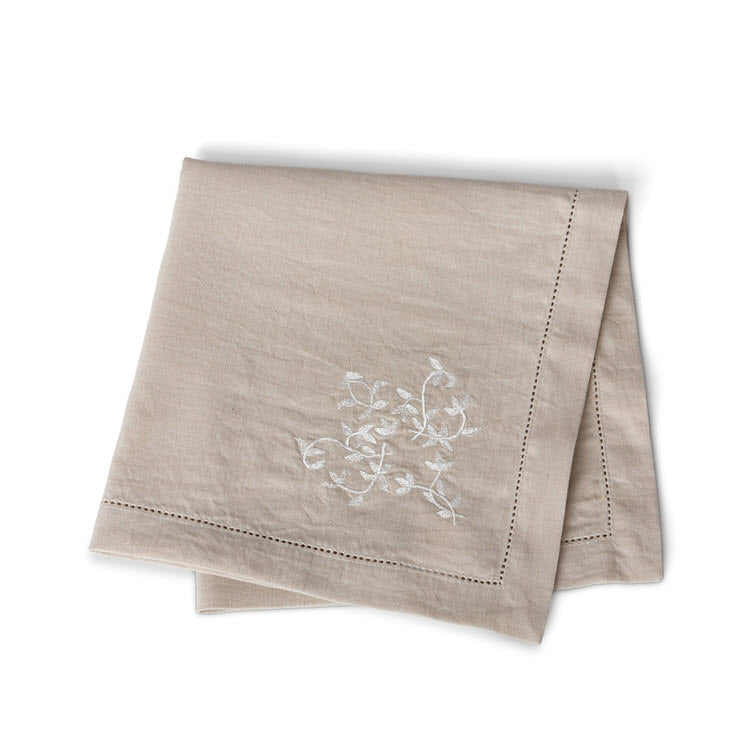 Lili Embroidered Linen/Cotton Blend Napkins Set/4