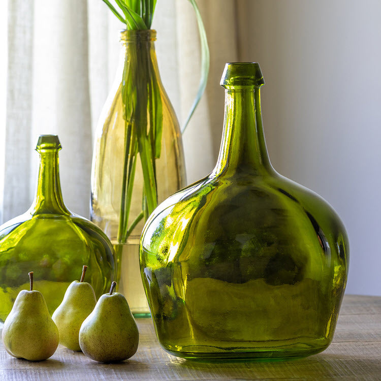 Olive Bottle Vase (Two Sizes)