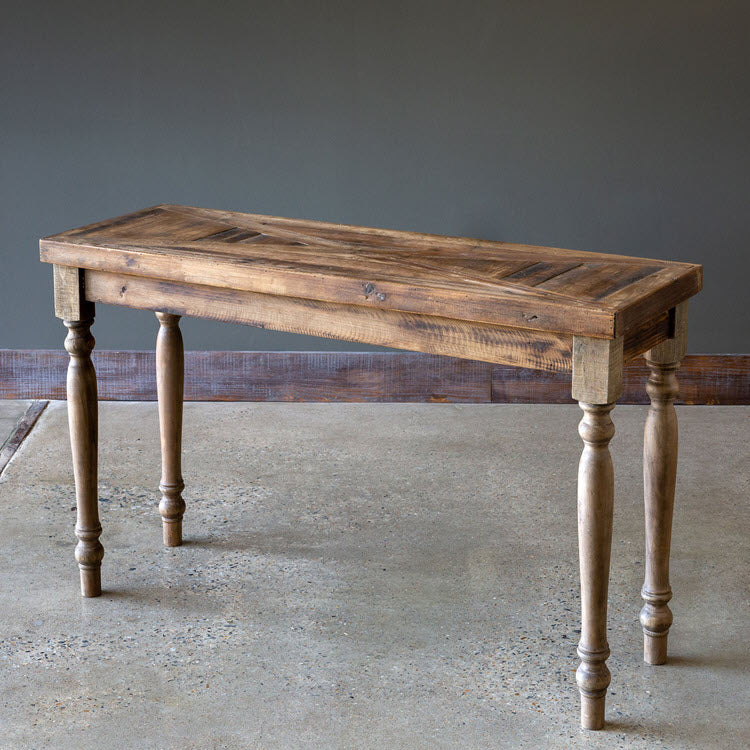 Reclaimed Wood Fixture Console Table