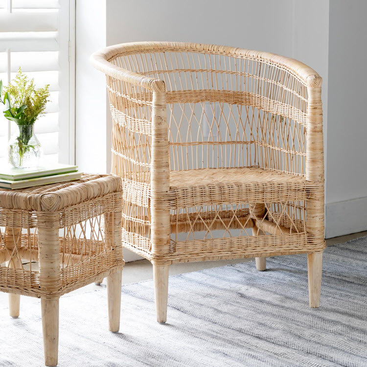 Brenna Rattan Chair