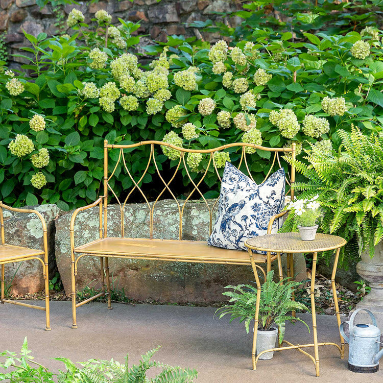 Roanoke Metal Porch Bench