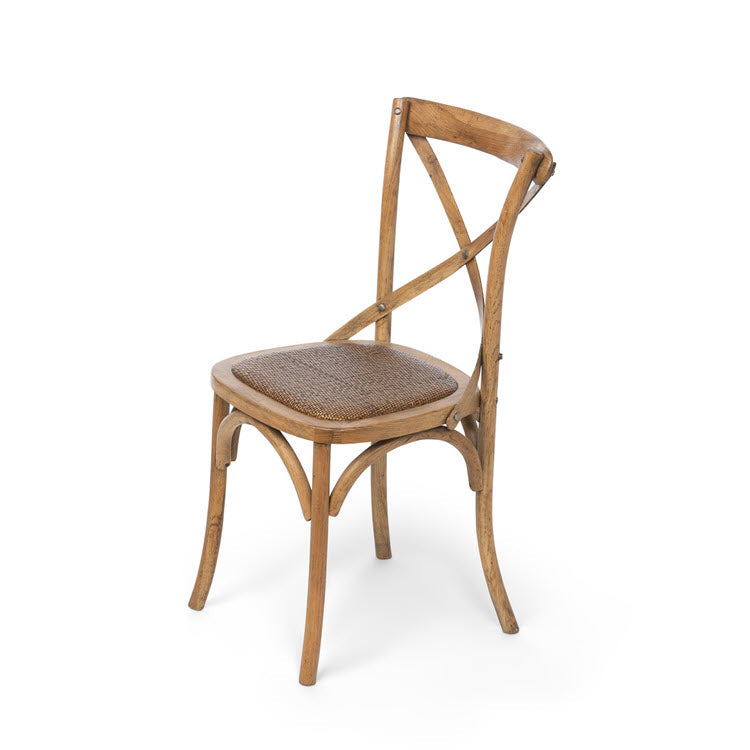 Wooden Cross Back Chair