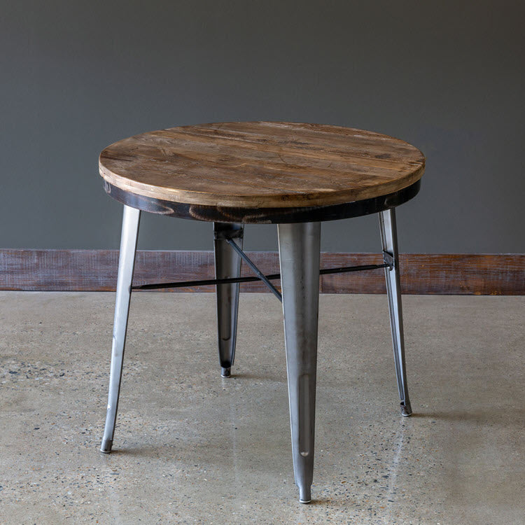 Industrial Round Bistro Table