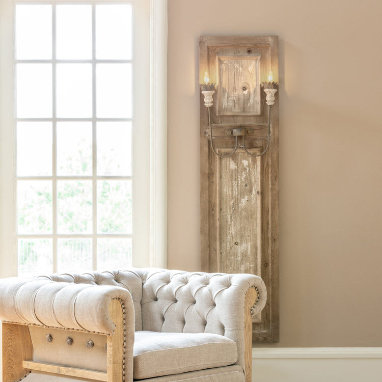 French Panel Wall Sconce