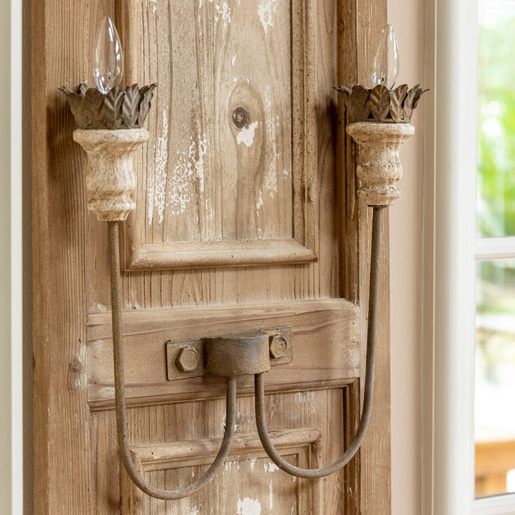 French Panel Wall Sconce
