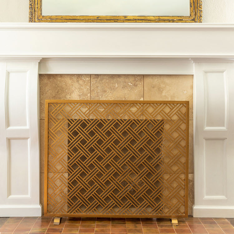 Cross Hatch Fire Screen
