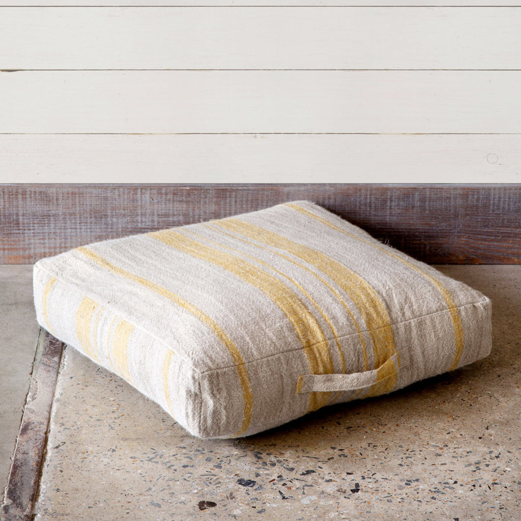 Linen Floor Cushion with Handle (Multiple Colors)
