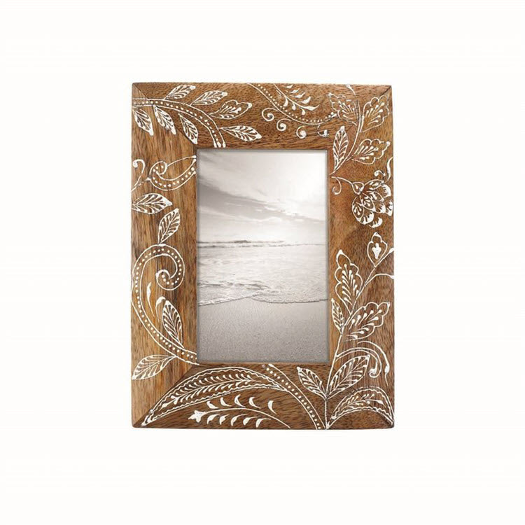 Floral Henna Photo Frame 4x6