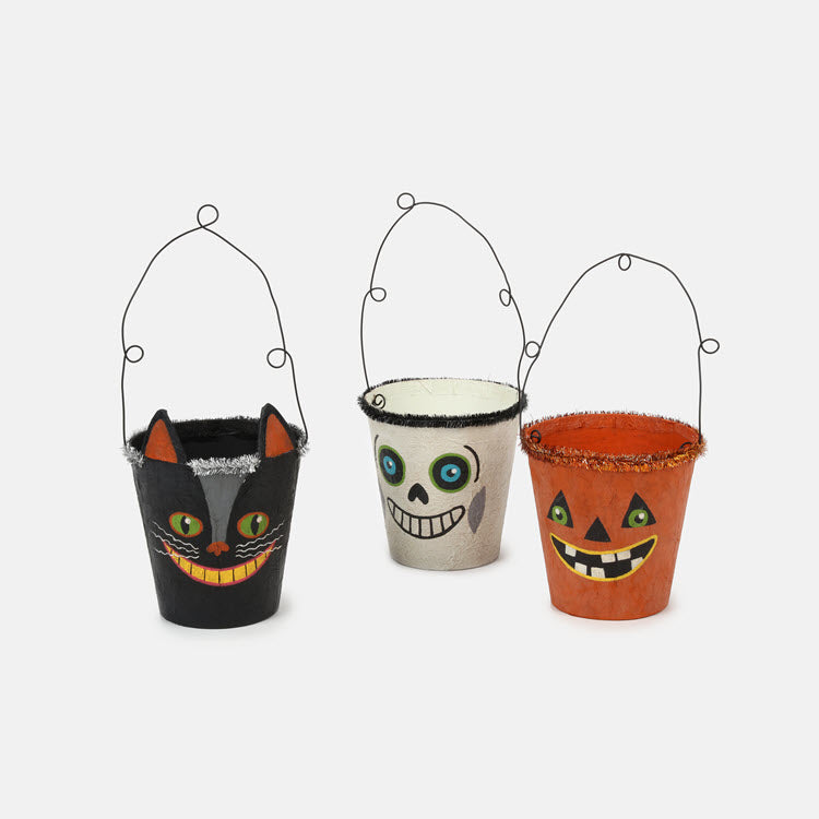 Halloween Paper Treat Baskets Set/3