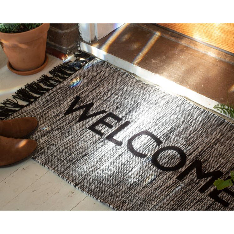 Hand Woven Welcome Rug