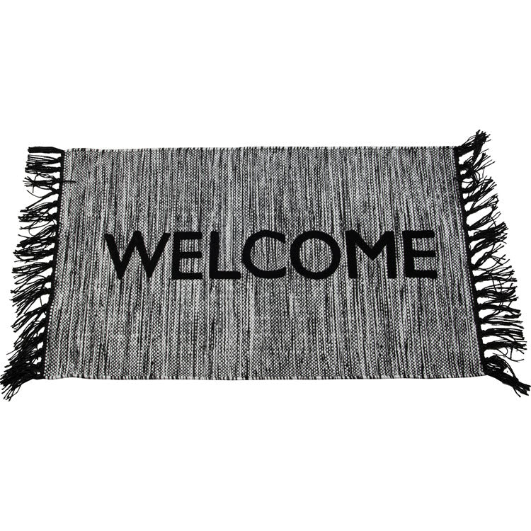 Hand Woven Welcome Rug