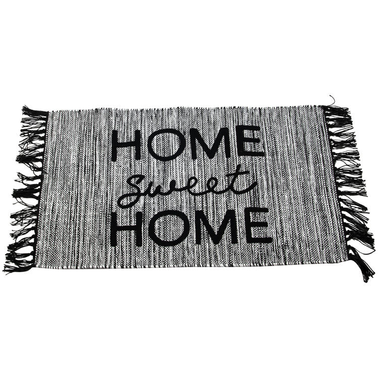 Hand Woven Home Sweet Home Rug