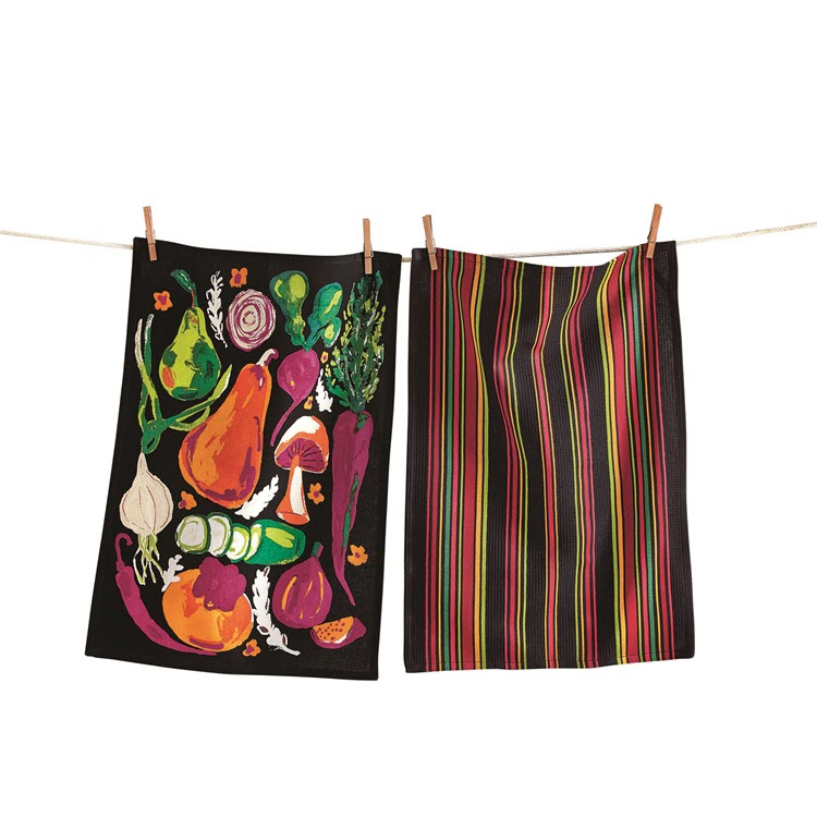 Veggie Dishtowel Set/2