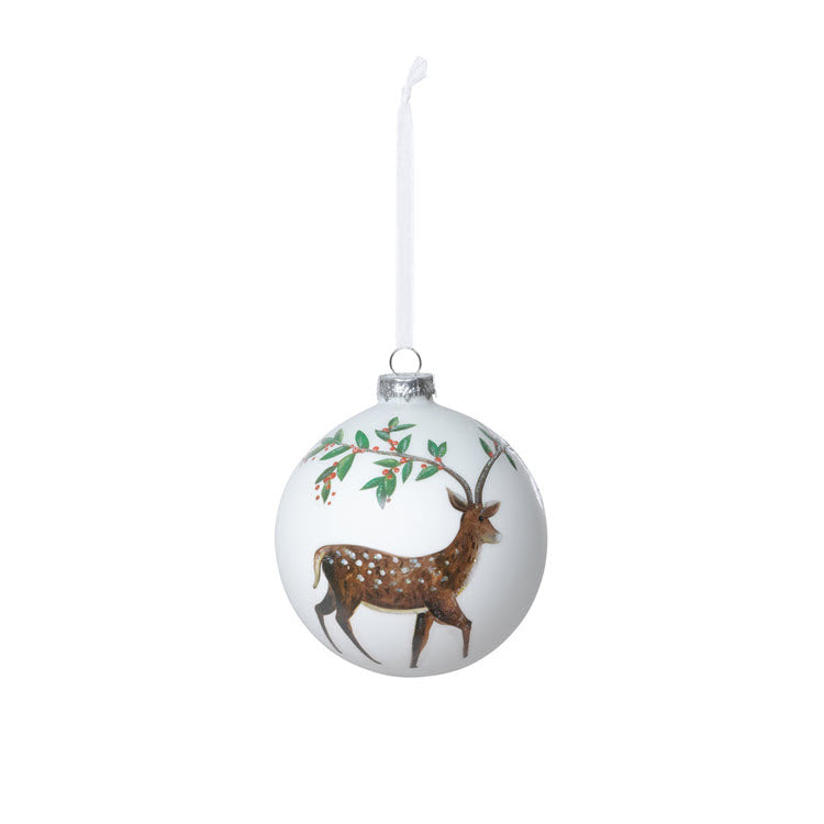 Nordic Forest Reindeer Ornament Set/6
