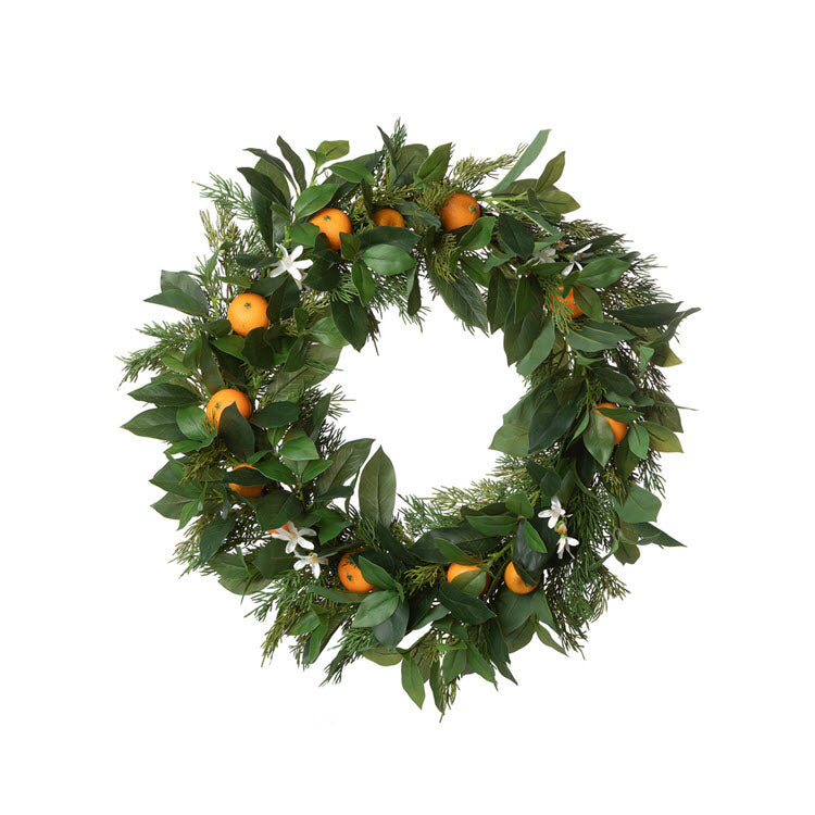 Orange Blossom and Cedar Wreath Set/2