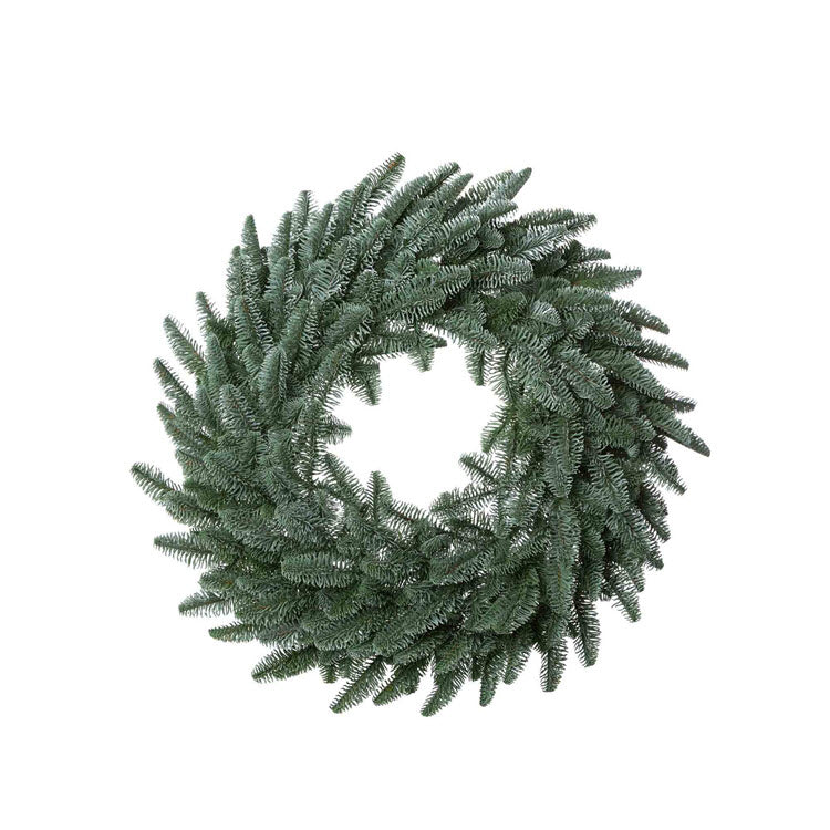 Frosted Noble Fir Wreath Set/2
